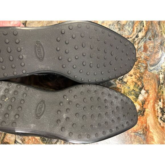 Tod’s Men’s lace up Brogues Derby shoes black size 9 Italian leather EUC sold ou - Picture 15 of 16